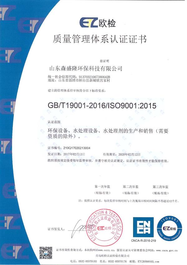 IS9001国际质量管理体系认证